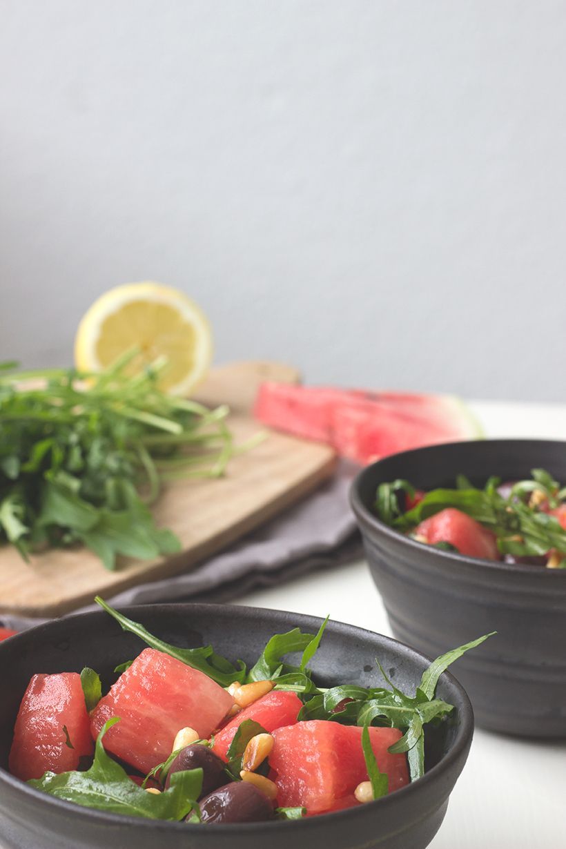 Wassermelonensalat-mit-Minze-vegan