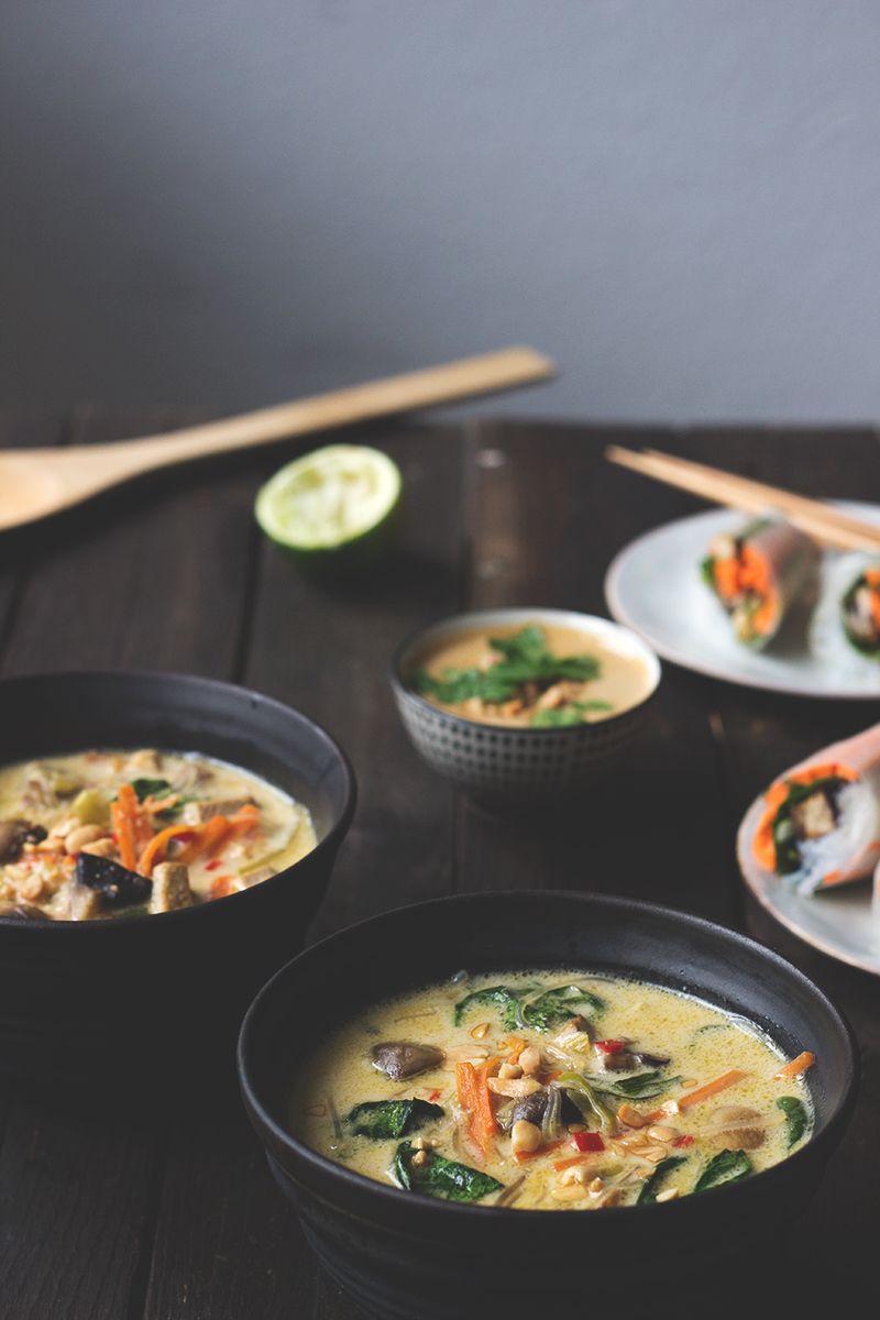 Goodbye Summerrolls Und Tom Kha Veggie Zwei Rezepte Mit 10 Grundzutaten