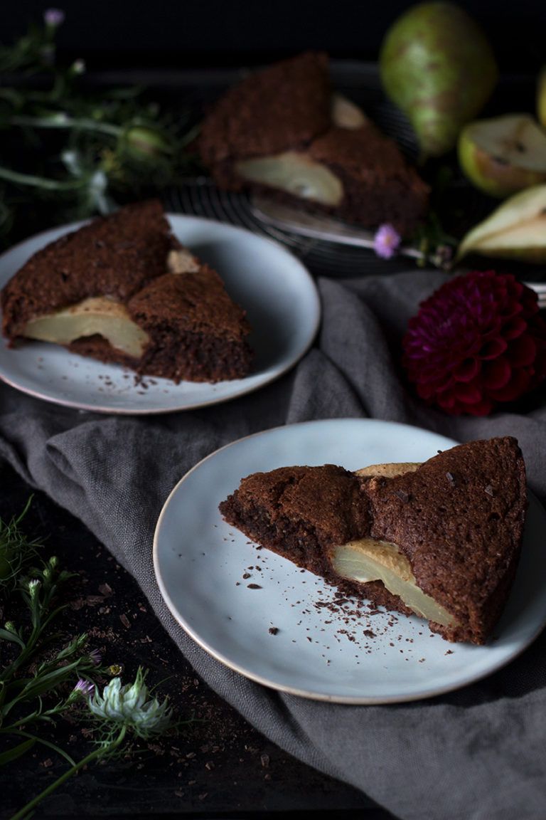 Schoko-Birnen-Kuchen – glutenfrei backen Schoko-Birnen-Kuchen – glutenfrei backen